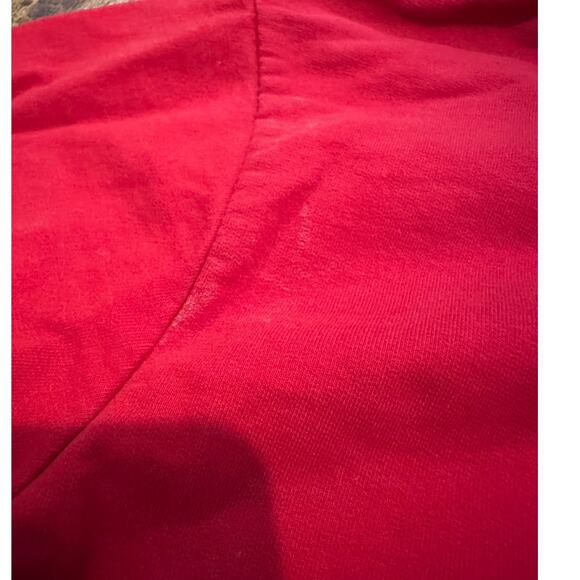 Mint Bejeweled Cat Sweatshirt – Red – Size Large Cozy Statement Pullover - Picture 4 of 10